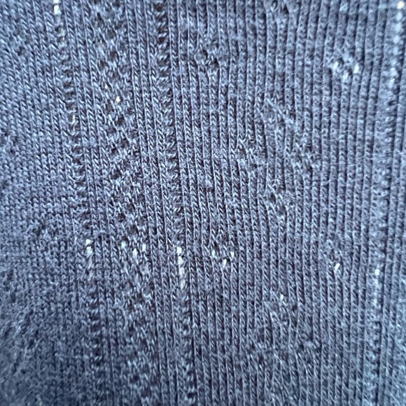 Splendid Navy Blue Como Pointelle T-Shirt XS - Picture 7 of 12